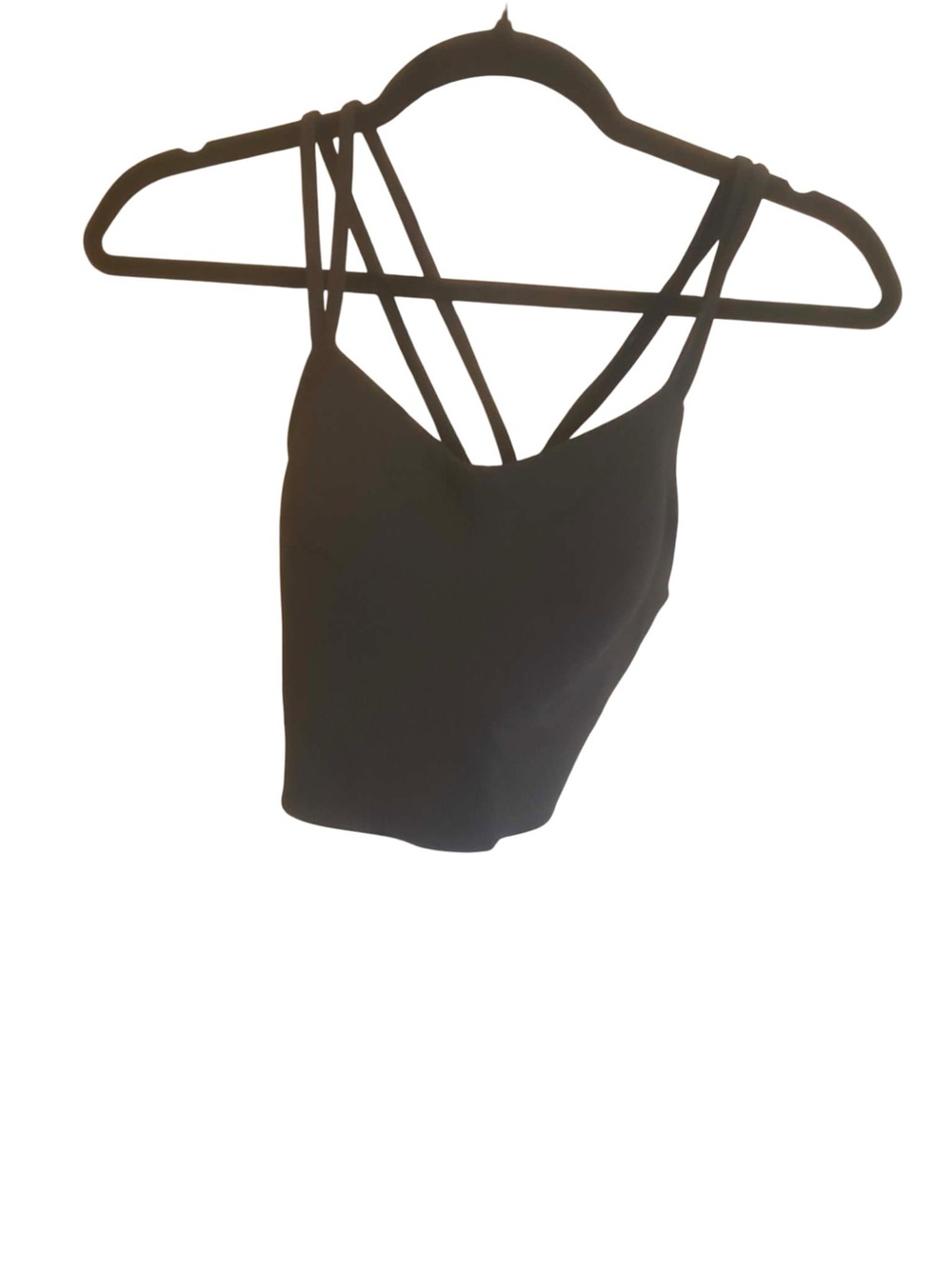NWT Lululemon Like A Cloud Long Line Ribbed Bra Size 10 B/C SMOKEY